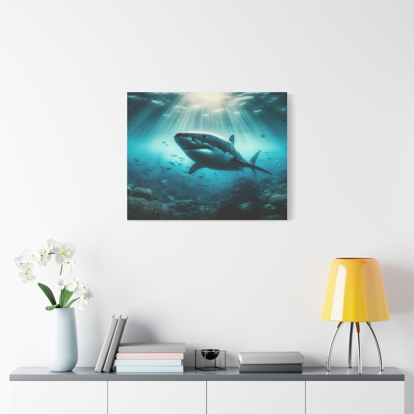 Great White Shark Canvas