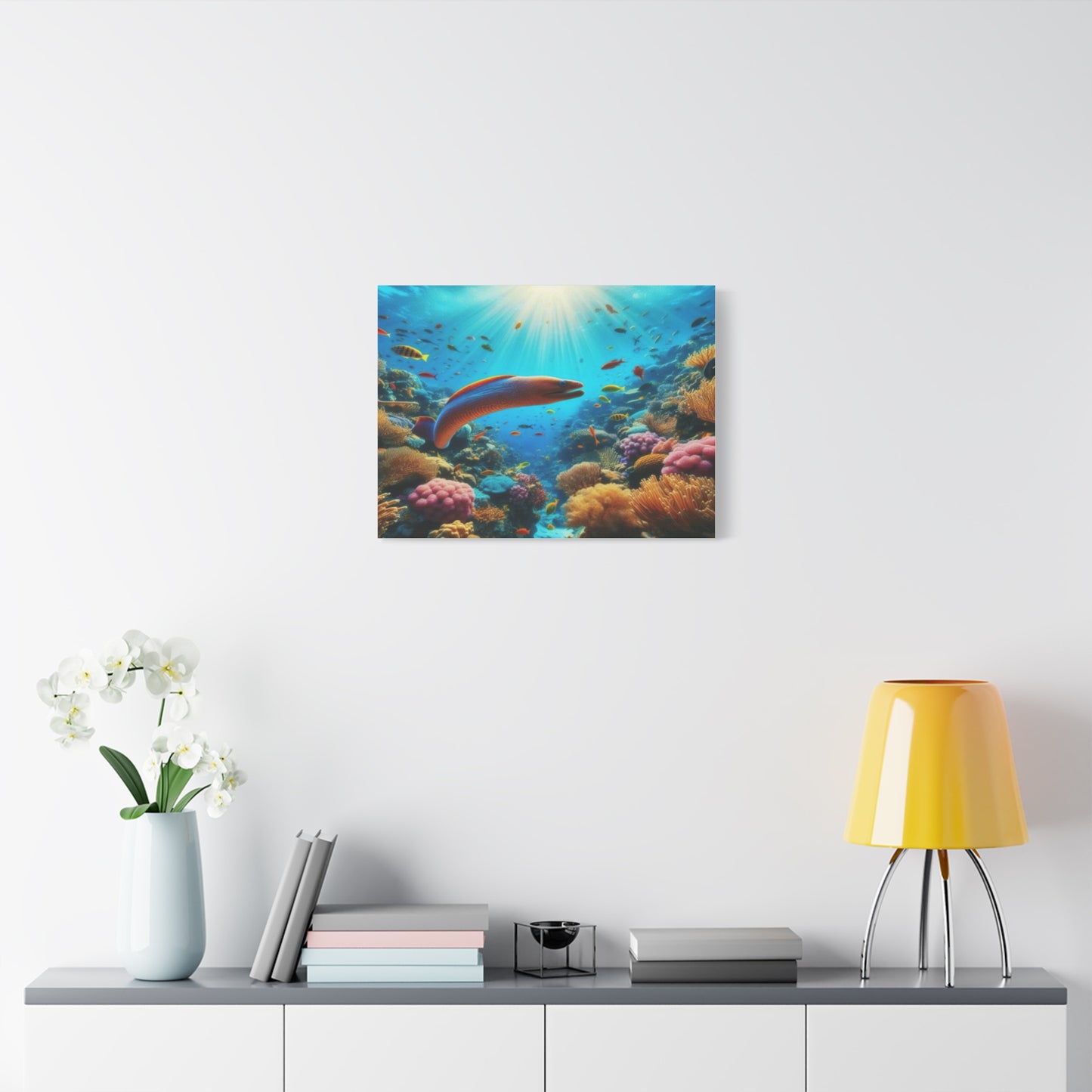 Vibrant eel Canvas