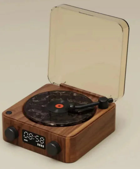 Retro Bluetooth Speaker - Vinyl Record Player