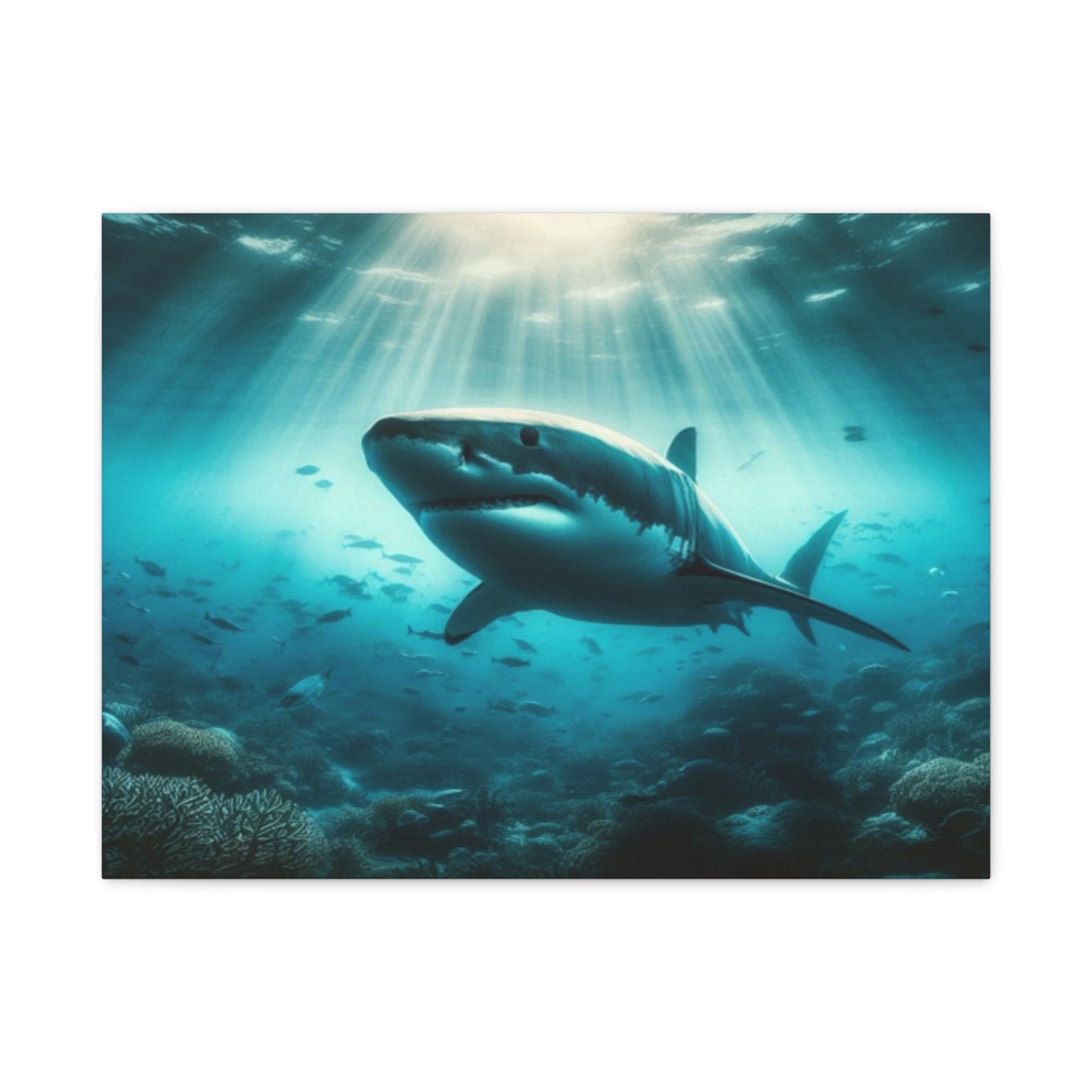 Great White Shark Canvas