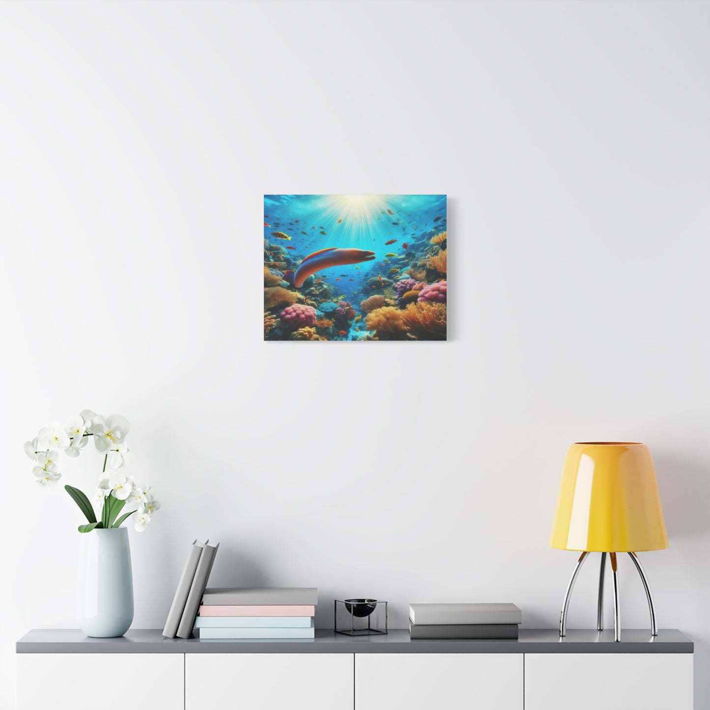 Vibrant eel Canvas