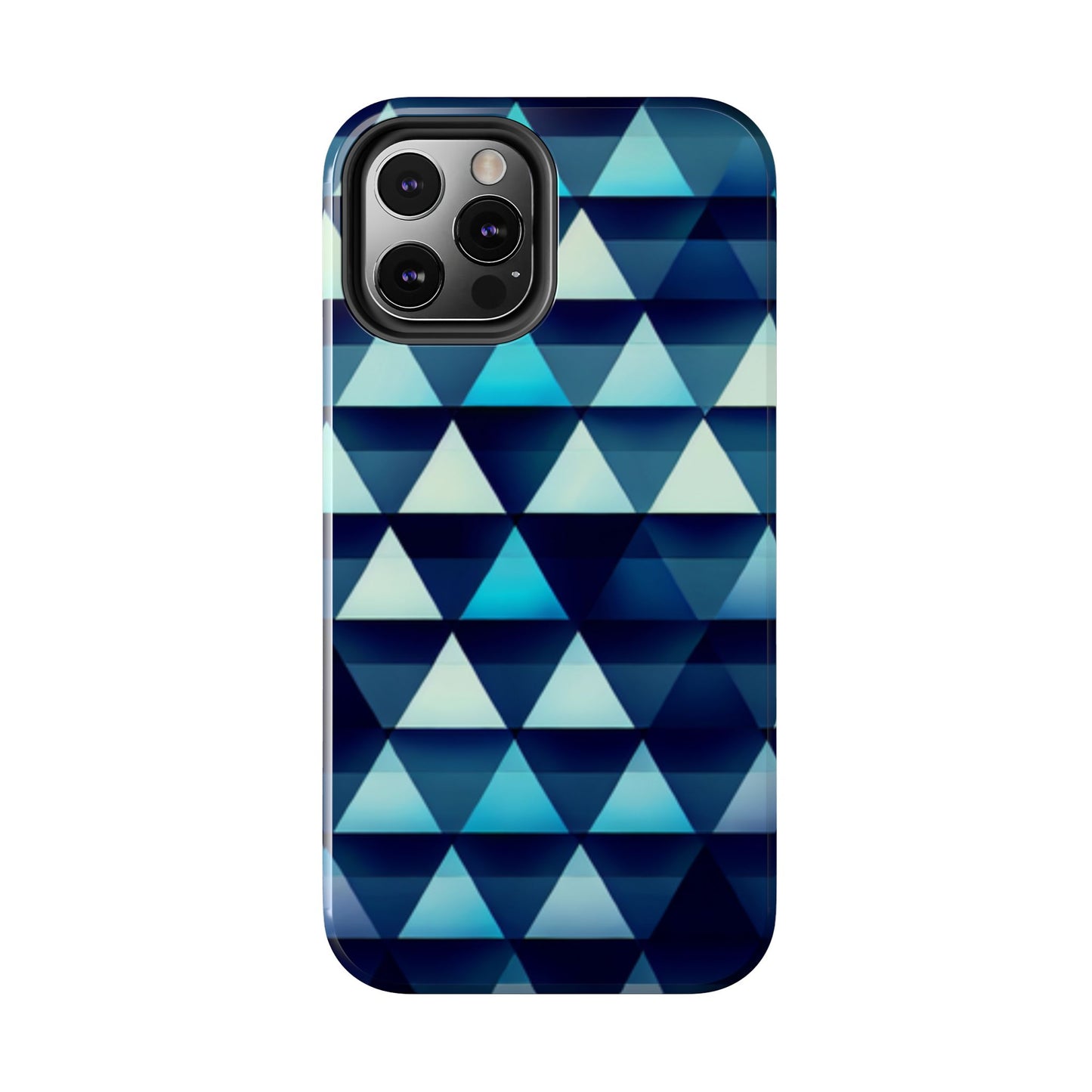 Blue Triangle Phone Case