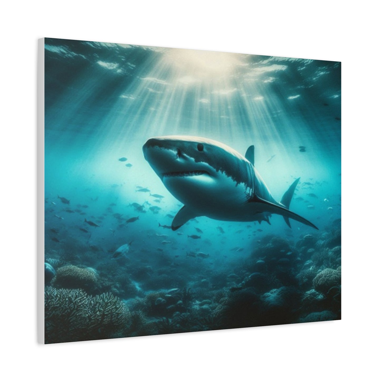 Great White Shark Canvas