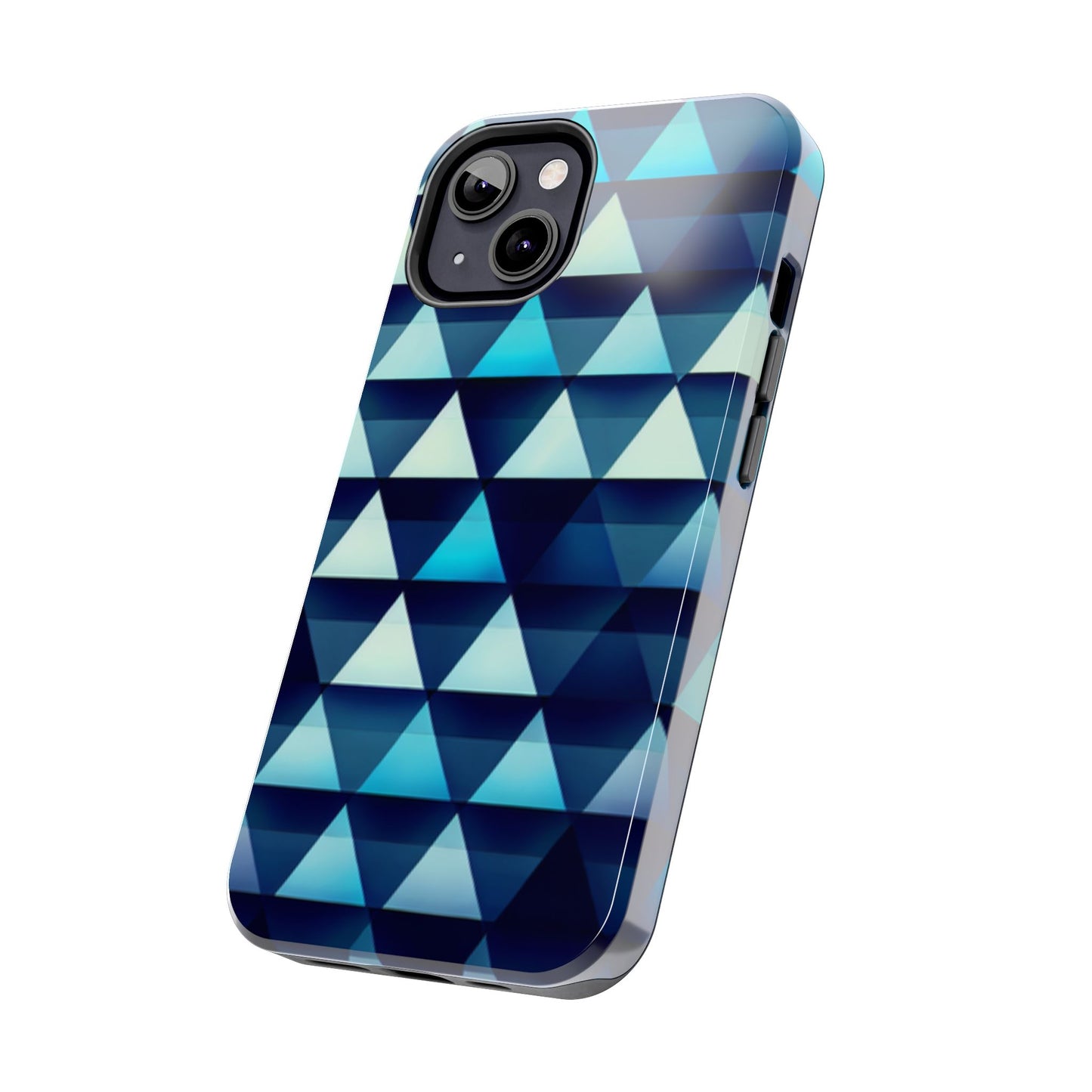 Blue Triangle Phone Case