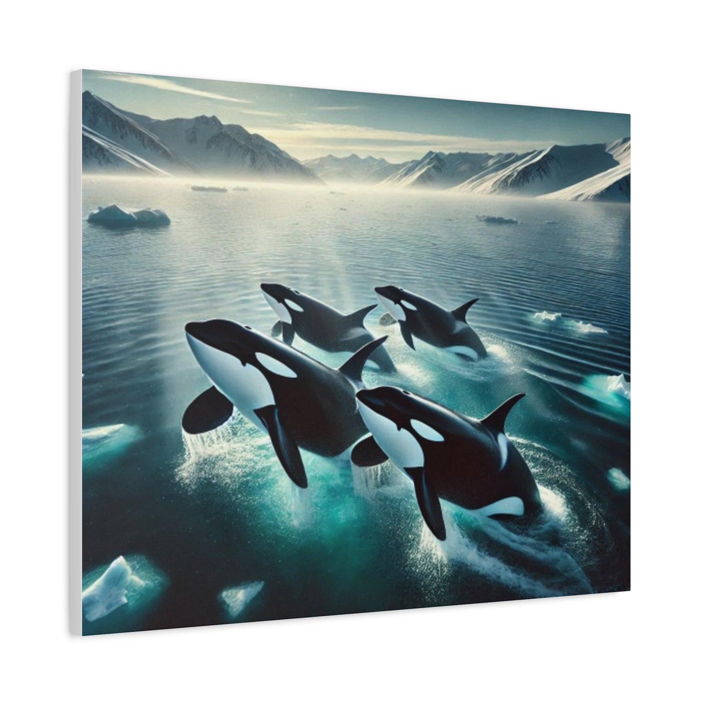 Orca Family Canvas