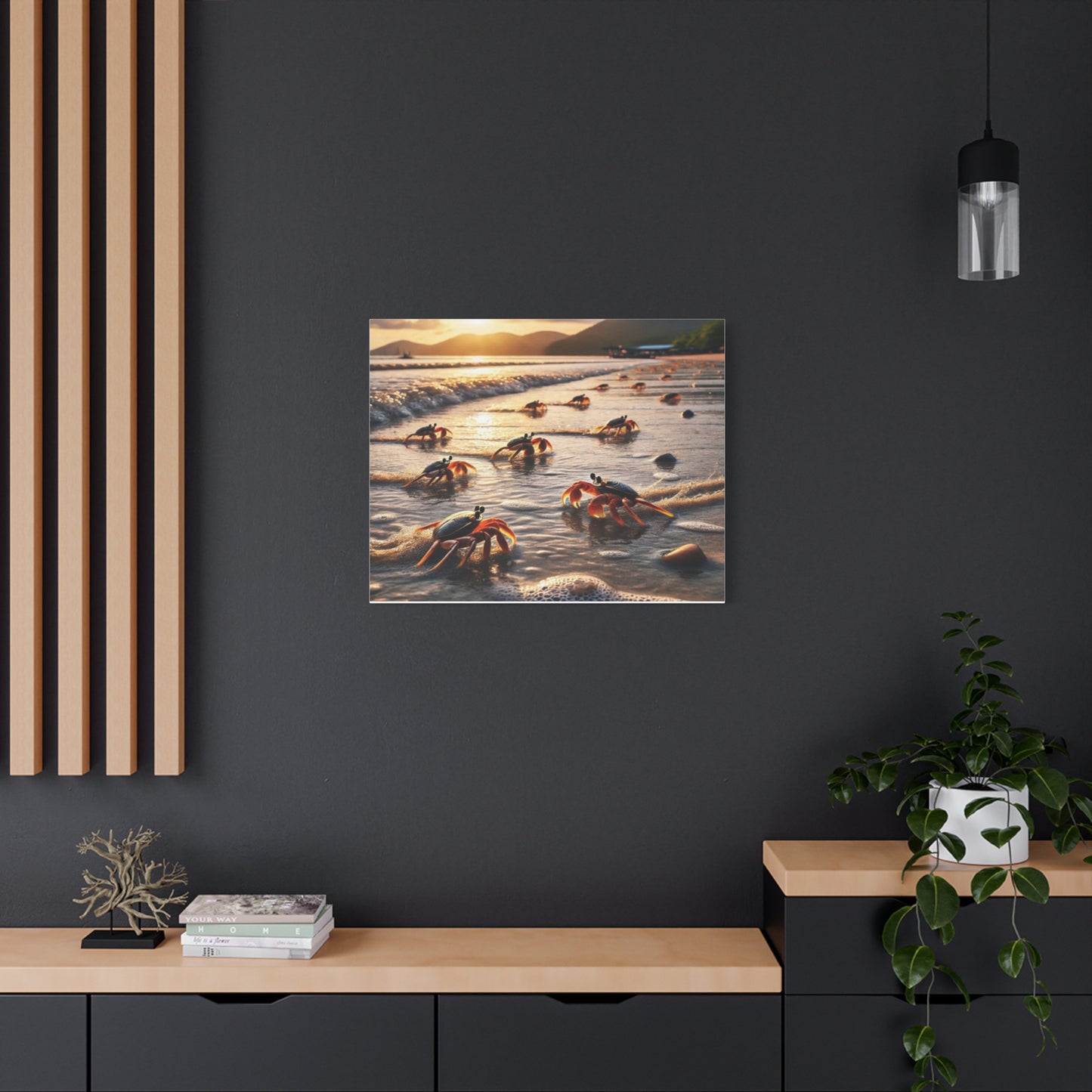 Beach Crab Canvas Art
