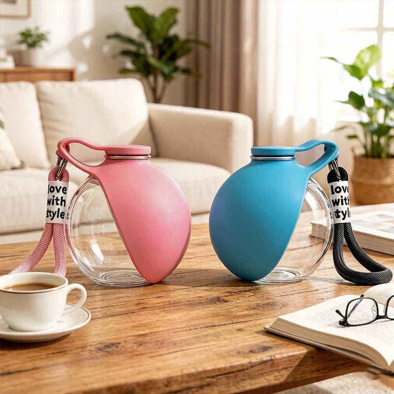 Portable Pet Water Bottle Foldable Outdoor Water Dispenser for Cats and Small Dogs