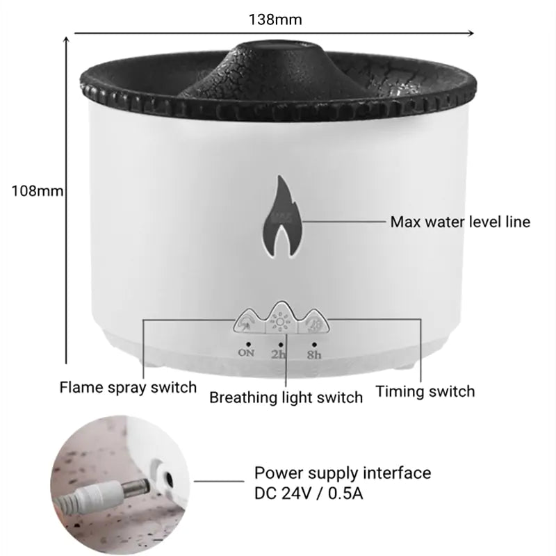 Volcano Air Aromatherapy Humidifier And Diffuser