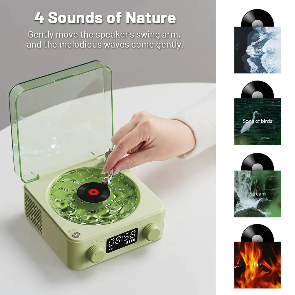 Retro Bluetooth Speaker - Vinyl Record Player