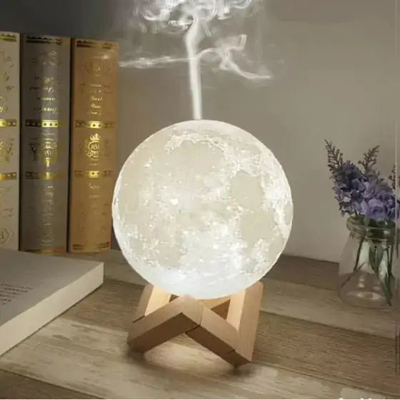 3D Humidifier Moon Diffuser Luminaire